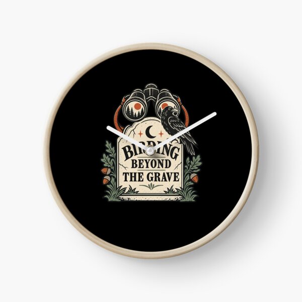 Item preview, Birding Beyond the Grave Raven Badge designed and sold by AMICO77.