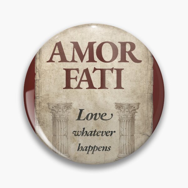 Item preview, Amor Fati - Vintage Distressed Stoic Quote - Roman Red Version designed and sold by Stoic Core.