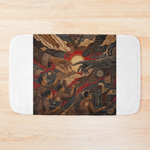Item preview, Javanese Batik Wayang Epic Battle of Fate designed and sold by ChotipahArt.