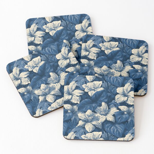Item preview, Whimsical Pothos Print  - Birthday Flower Pattern - Dad Fathers Day Gifts designed and sold by RoyalStarsPatts.