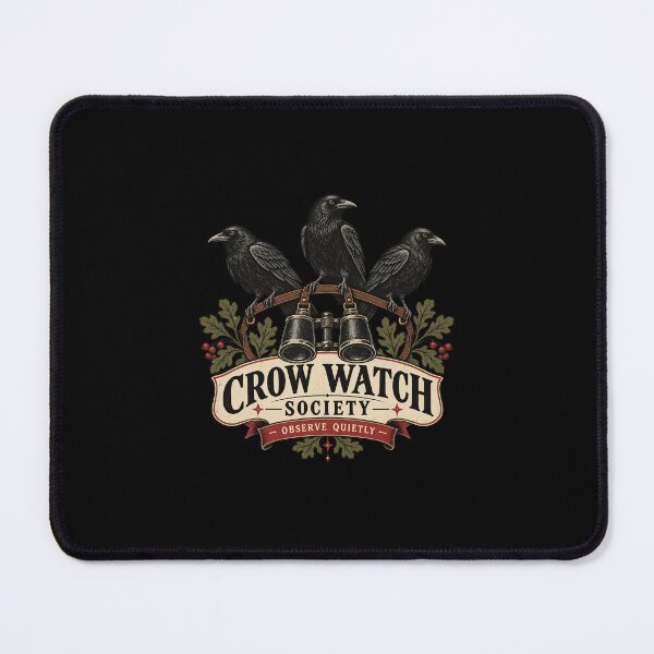 Item preview, Crow Watch Society Observe Quietly designed and sold by AMICO77.