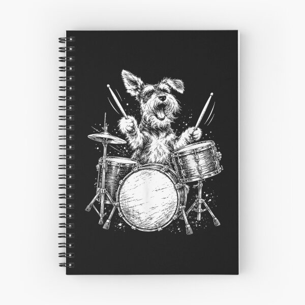 Item preview, Cute Schnauzer Playing Drums Funny Music Dog Drummer Graphic designed and sold by Byhergawaa.