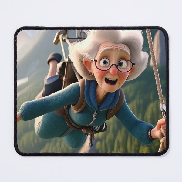 Item preview, Old Fart flying a hang glider designed and sold by Colin Bentham.
