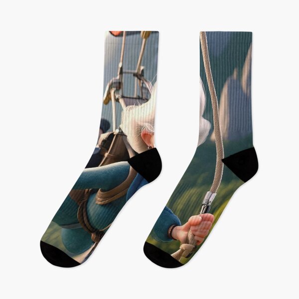 Item preview, Old Fart flying a hang glider designed and sold by Colin Bentham.