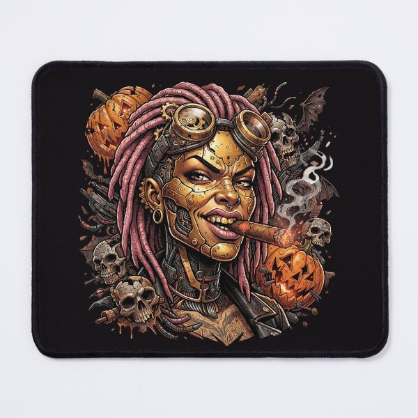 Item preview, Halloween Steampunk Cyber Cyborg Witch Dreadlocks designed and sold by Voodoo Store Paranormal Collections.