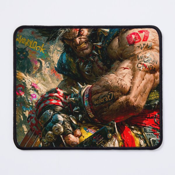 Item preview, Old Man Logan Punk - Cyberpunk Sci Fi Anime art designed and sold by Delerat7.