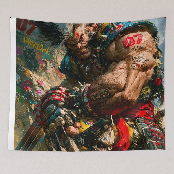 Item preview, Old Man Logan Punk - Cyberpunk Sci Fi Anime art designed and sold by Delerat7.