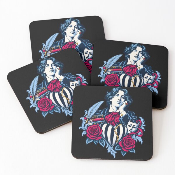 Item preview, Oscar Wilde: Books, Roses, and a Stitched Heart designed and sold by Fenay Designs.