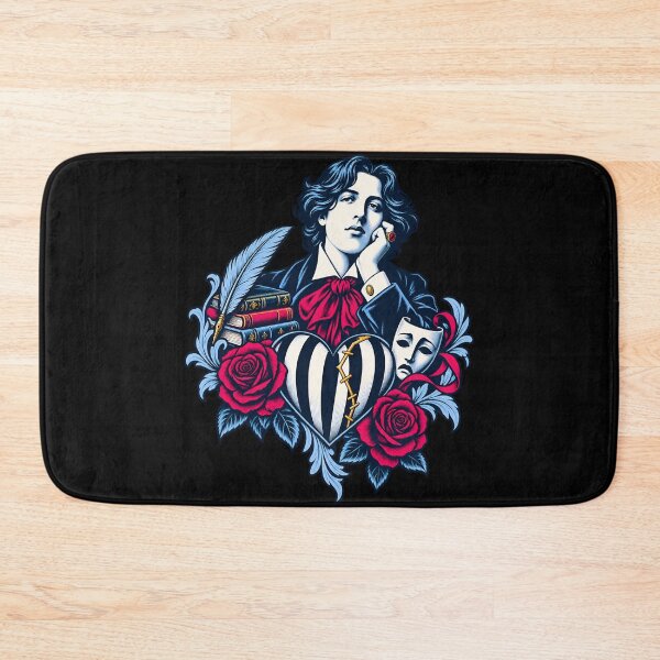 Item preview, Oscar Wilde: Books, Roses, and a Stitched Heart designed and sold by Fenay Designs.