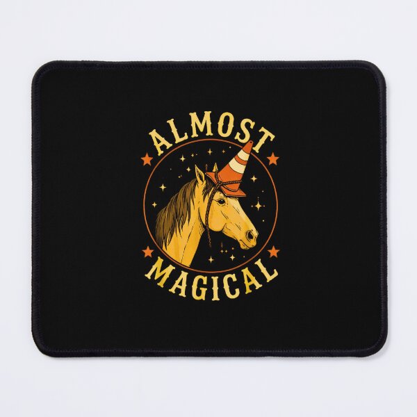 Item preview, Almost Magical Funny Horse Traffic Cone Unicorn designed and sold by Byhergawaa.