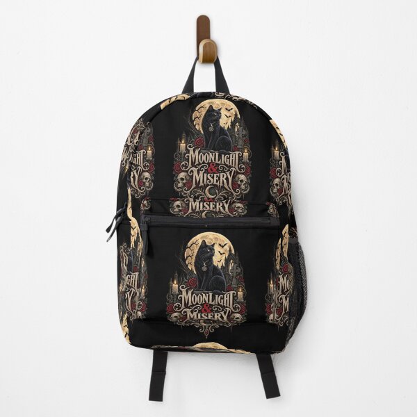 Item preview, Moonlight & Misery – Gothic Black Cat Full Moon Halloween Design designed and sold by RockitBaby.