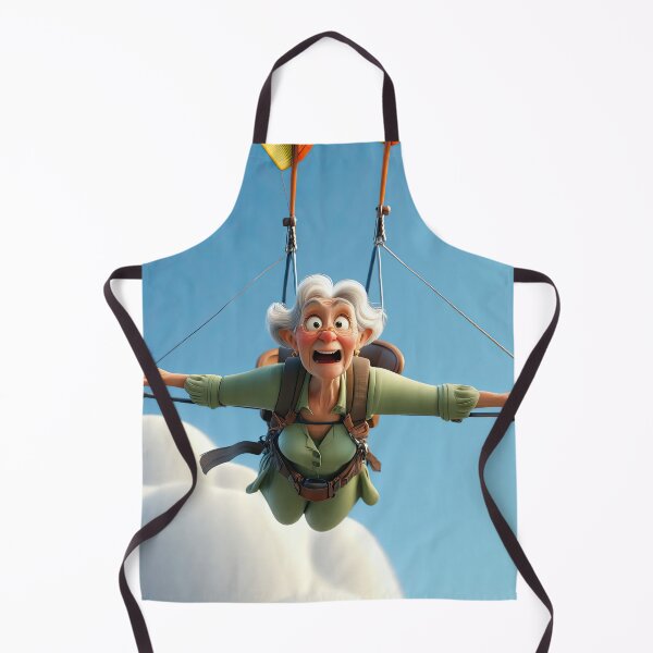 Item preview, Old Fart flying a hang glider designed and sold by Colin Bentham.