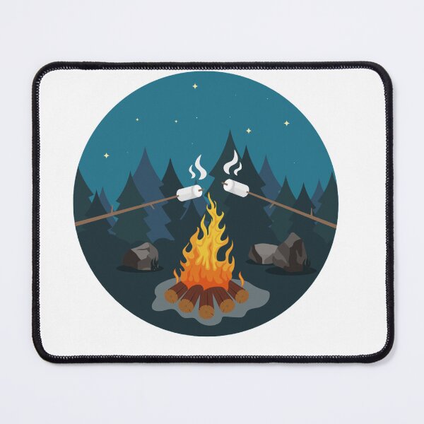Item preview, Campfire print T-shirt designed and sold by Sayestostyle.