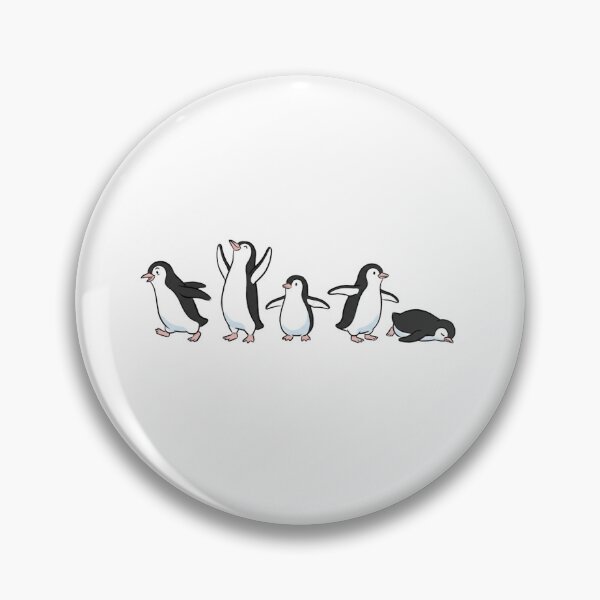 Item preview, Playful Penguins Line Up designed and sold by Akali Design.