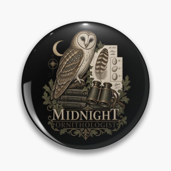 Item preview, Midnight Ornithologist Scientific Owl designed and sold by AMICO77.