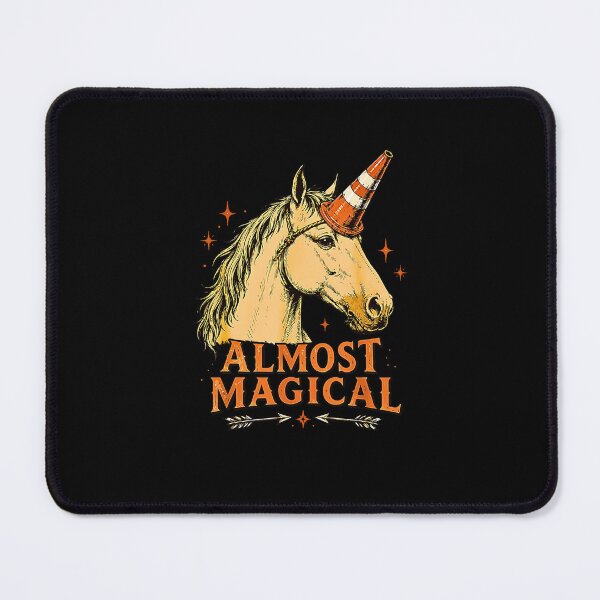 Item preview, Almost Magical Funny Horse Traffic Cone Unicorn designed and sold by Byhergawaa.