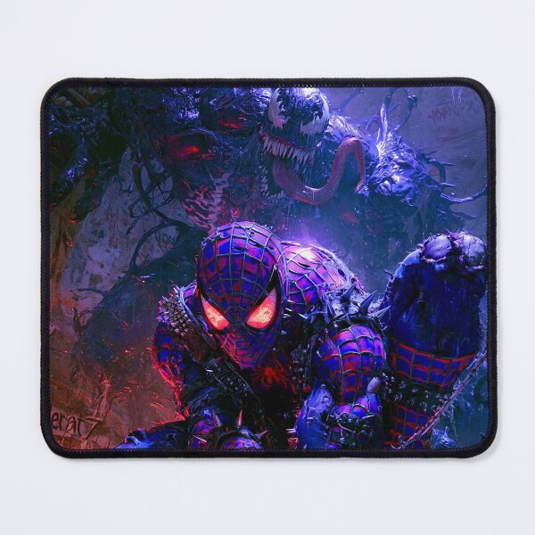 Item preview, Spider-Man vs Venom Punk - Cyberpunk Sci Fi Anime art designed and sold by Delerat7.