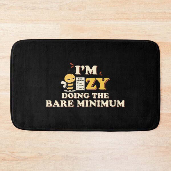 Item preview, I’m Beezy Doing the Bare Minimum Funny Retro Bee Graphic designed and sold by NATHA PALETTE.