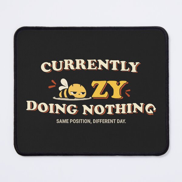 Item preview, Currently Beezy Doing Nothing Funny Retro Bee Graphic designed and sold by NATHA PALETTE.