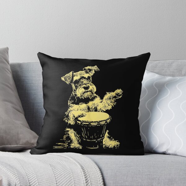 Item preview, Cute Schnauzer Playing Drums Funny Music Dog Drummer Graphic designed and sold by Byhergawaa.