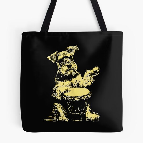 Item preview, Cute Schnauzer Playing Drums Funny Music Dog Drummer Graphic designed and sold by Byhergawaa.