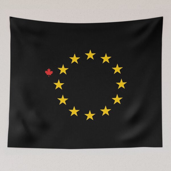 Item preview, Canada European Union Logo designed and sold by mBshirts.