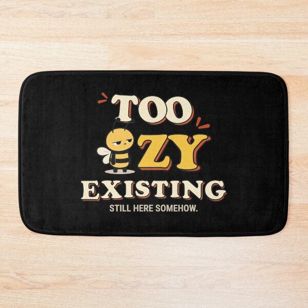 Item preview, Too Beezy Existing Funny Retro Bee Low Energy Graphic designed and sold by NATHA PALETTE.