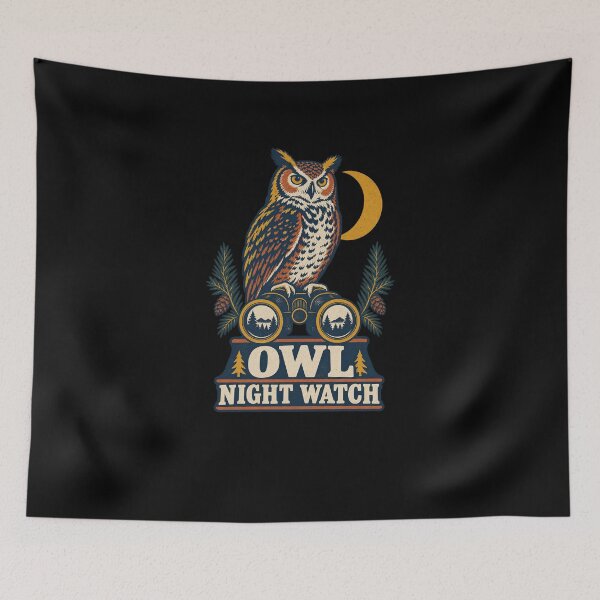Item preview, Owl Night Watch Outdoor Club designed and sold by AMICO77.