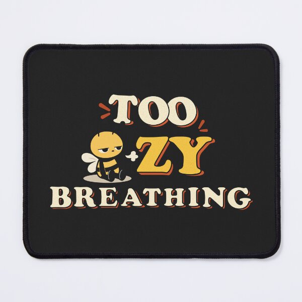 Item preview, Too Beezy Breathing Funny Deadpan Bee Retro Graphic designed and sold by NATHA PALETTE.