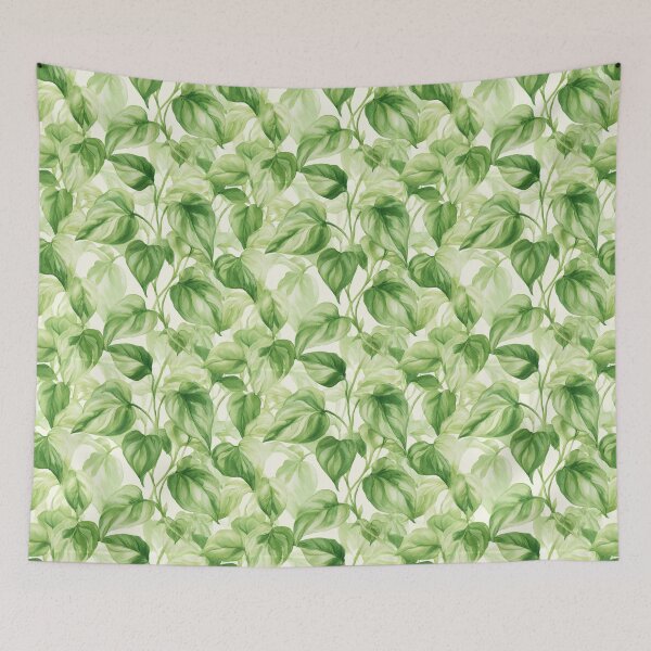 Item preview, Petaled Pothos Texture  - Botanical Garden Pattern - Gifts For Boyfriend designed and sold by RoyalStarsPatts.