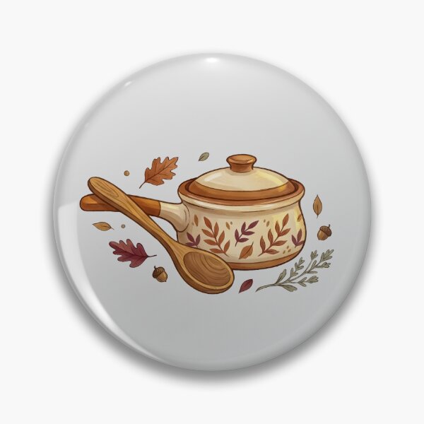 Item preview, Autumn Kitchen Pot and Wooden Spoon Art designed and sold by hattie's.