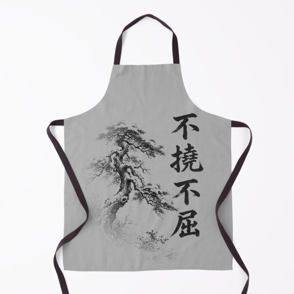 Item preview, 不撓不屈 Futō Fukutsu — Neither Bending nor Yielding | Japanese Yojijukugo Sumi-e designed and sold by kotobaink.