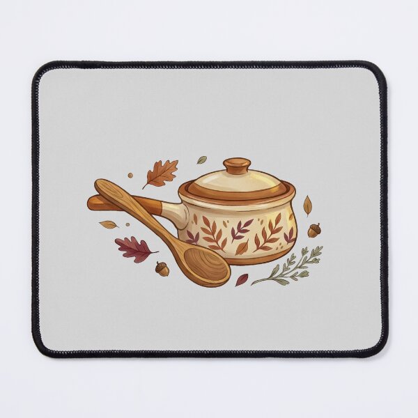 Item preview, Autumn Kitchen Pot and Wooden Spoon Art designed and sold by hattie's.