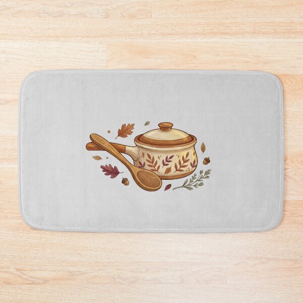 Item preview, Autumn Kitchen Pot and Wooden Spoon Art designed and sold by hattie's.