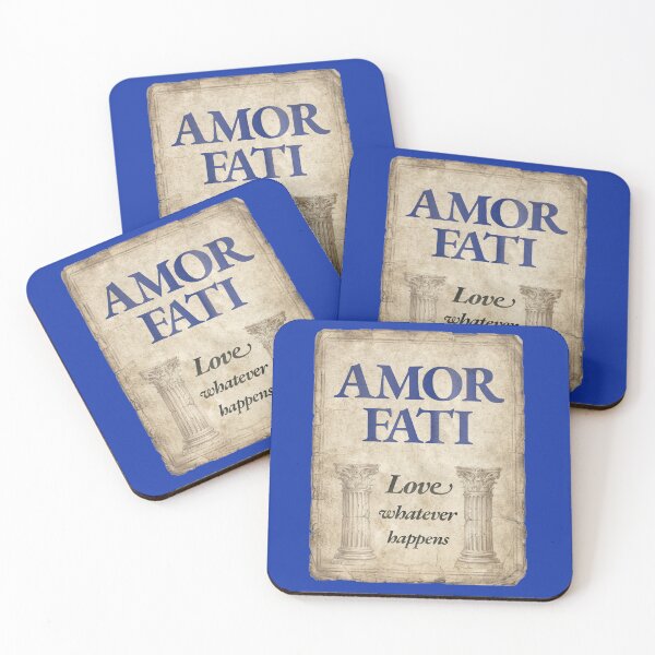 Item preview, Amor Fati - Vintage Distressed Stoic Quote - Egyptian Blue Version designed and sold by Stoic Core.