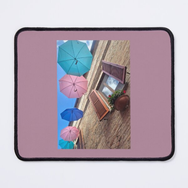 Item preview, Dancing Umbrellas In Summer Sky designed and sold by NaturalChroma.
