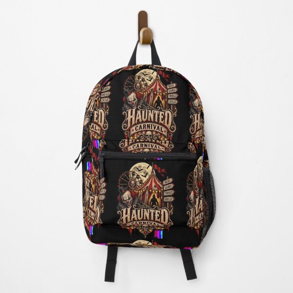 Item preview, Haunted Carnival – Creepy Clown Ferris Wheel Halloween Horror Design designed and sold by RockitBaby.