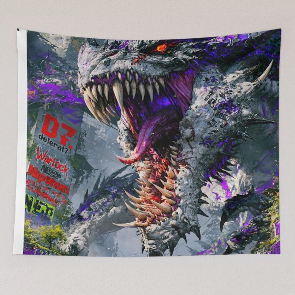 Item preview, Amethyst Dragon - Epic Sci Fi Fantasy art designed and sold by Delerat7.