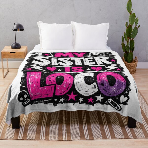 Item preview, MY SISTER IS LOCO Punk Flyer T‑Shirt Design designed and sold by UrbanStatic.