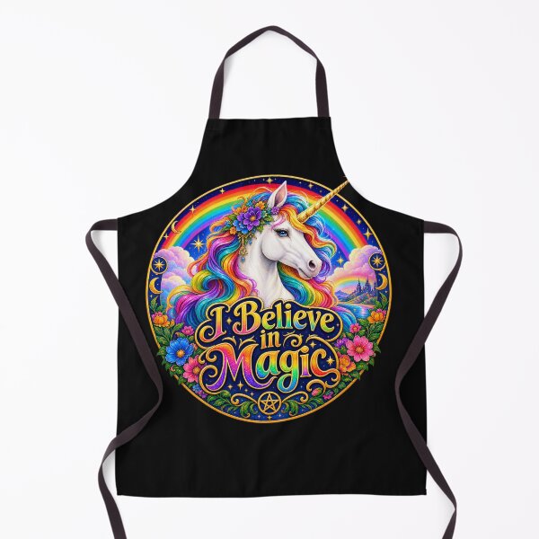 Item preview, I Believe in Magic Rainbow Unicorn Fantasy designed and sold by Witch Joseph.