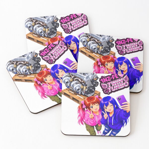 Item preview, 1NZ-FE Twin Turbo & Anime Girls: Pink-chan & Ai-neesan designed and sold by AKIHABARAMOTORS.