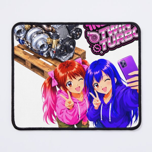 Item preview, 1NZ-FE Twin Turbo & Anime Girls: Pink-chan & Ai-neesan designed and sold by AKIHABARAMOTORS.