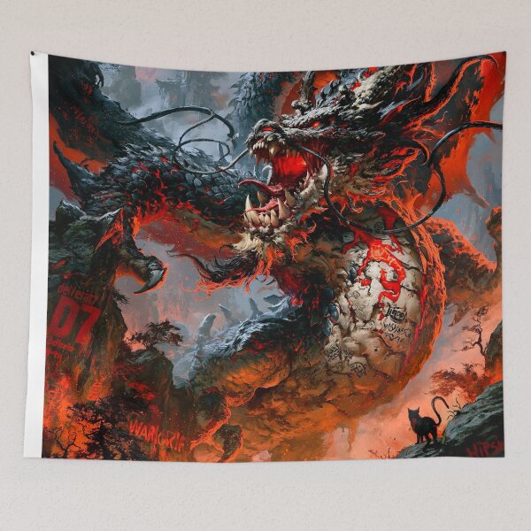 Item preview, Dragon Fury - Epic Dark Fantasy art designed and sold by Delerat7.