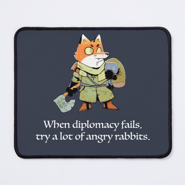 Item preview, When diplomacy fails Woodland Alliance Quote designed and sold by Thurisaz Designs.