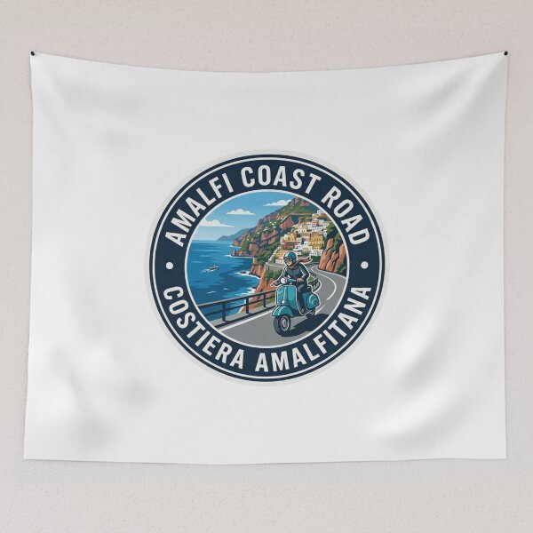 Item preview, Amalfi Coast Road Costiera Amalfitana Italy designed and sold by jeshands.