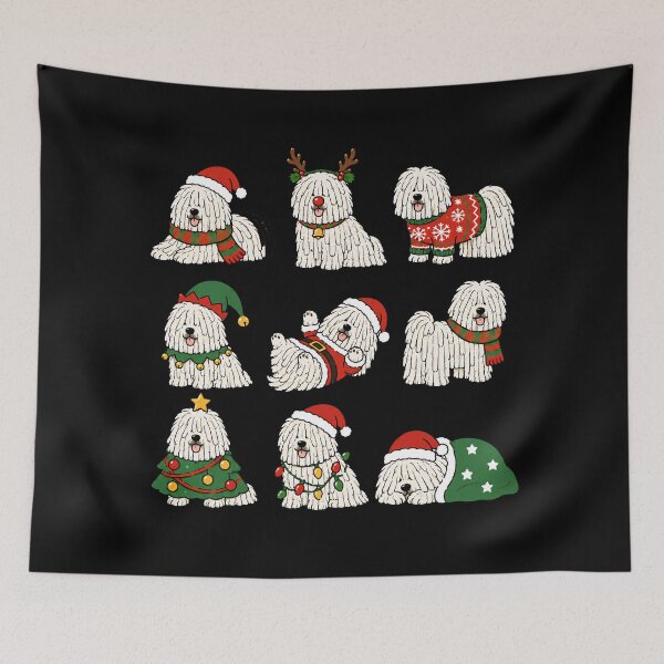 Item preview, Funny Komondor Dog Christmas Holiday Xmas Mom Dad designed and sold by rafaeltto.