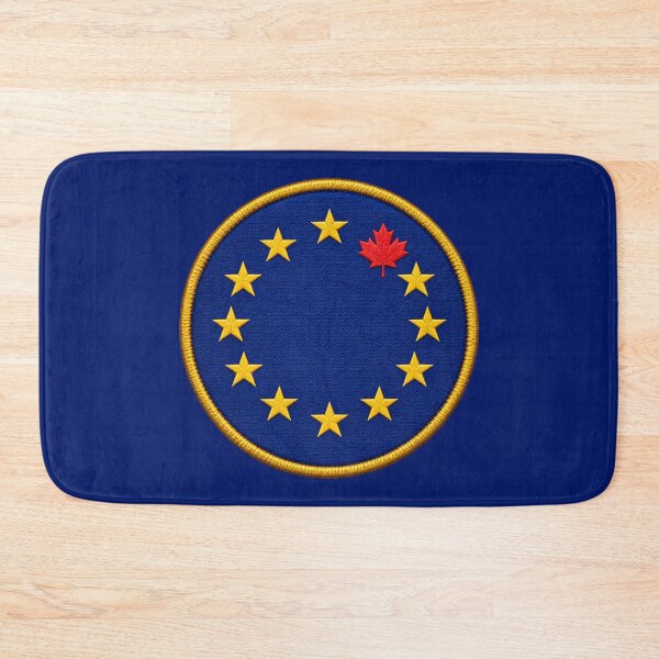 Item preview, European Union Canada Emblem Maple Leaf EU 12 Stars Flags Inspired Design designed and sold by RR-Arts.