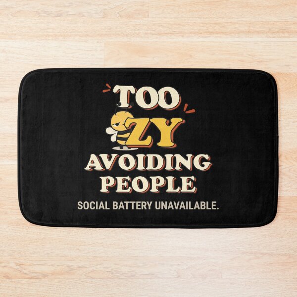 Item preview, Too Beezy Avoiding People Funny Introvert Bee Retro Graphic designed and sold by NATHA PALETTE.