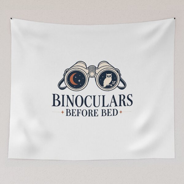 Item preview, Binoculars Before Bed Owl Moon designed and sold by AMICO77.