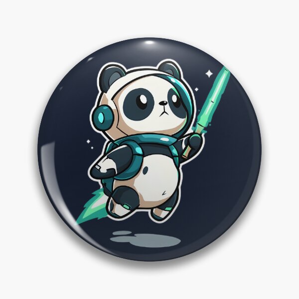 Item preview, Space Warrior Panda Light Sword Art designed and sold by Lunat1kk.